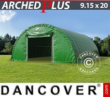 Tenda deposito 9,15x20x4,5m PVC, Verde