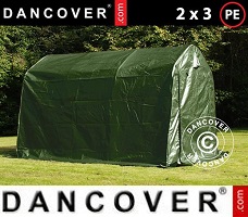 Tenda deposito 2x3x2m PE, Verde