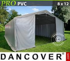 Tenda deposito 8x12x4,4m PVC, Grigio